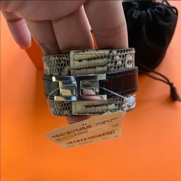 Lizard Hermès bracelet NWT - Picture 3 of 8